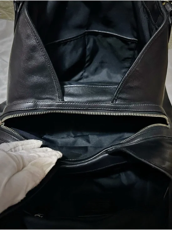 Vintage style Coach soho Shoulder Bag Black and Charcoal Signature Hobo Bag - Picture 13 of 17